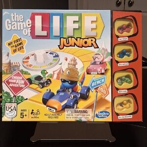 Hasbro The Game of Life Junior - Colorful Adventure Board Game
